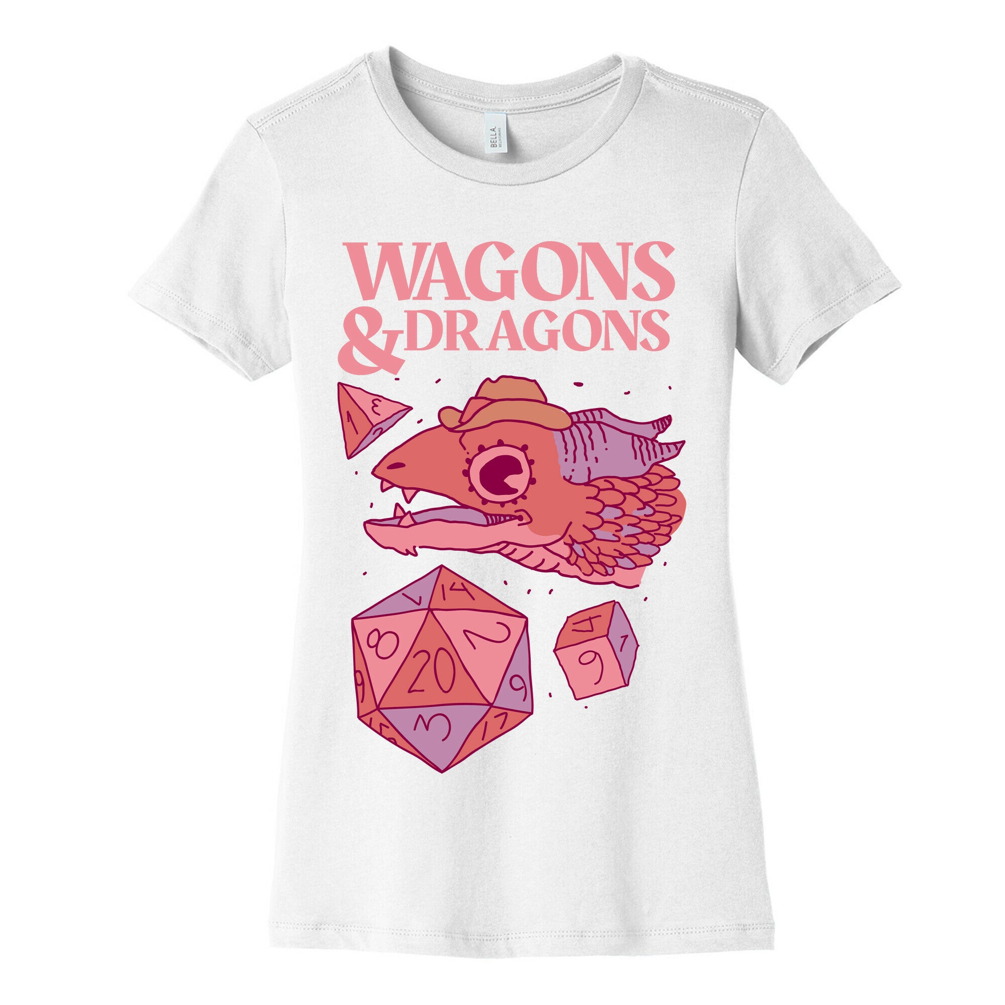 Wagons & Dragons Women's Cotton Tee
